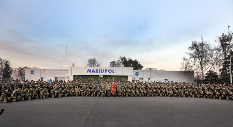 503-й батальон морской пехоты, сформированный на базе 36-й бригады морской пехоты, дислоцирующейся в Николаеве, получил Боевое знамя 5