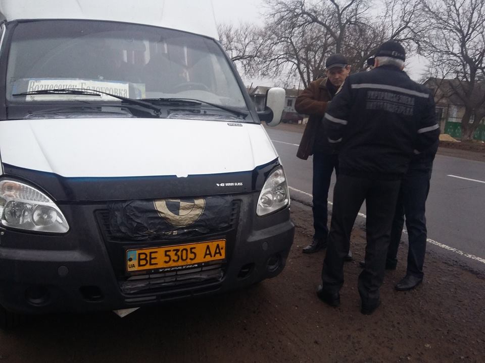 Укртрансбезопасность в Николаевской области проверила вознесенских перевозчиков: на ФОП «Ярошенко» составлено 4 акта 5