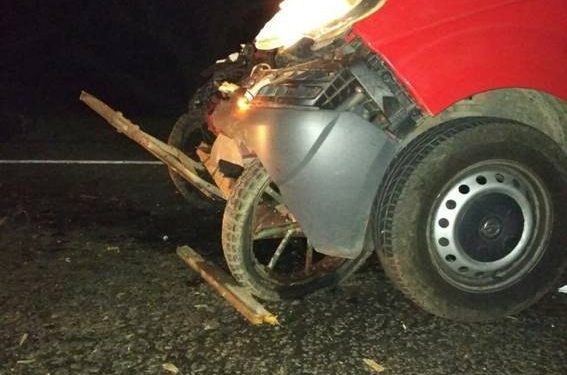 В Одесской области микроавтобус раздавил телегу, погибли три человека