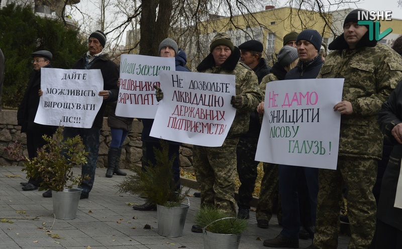 «Нет приватизации лесов!»: В Николаеве лесники вышли на митинг против реформ 9