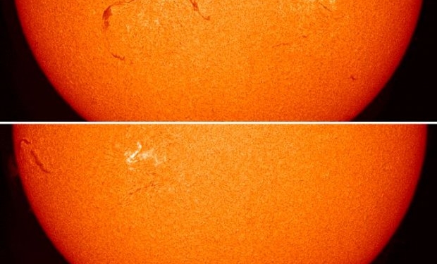 На Солнце зафиксировали протяжный протуберанец в полмиллиона километров в длину