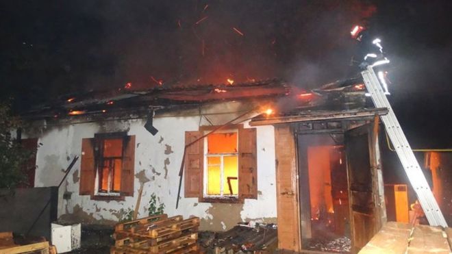 На Житомирщине двое детей сгорели в собственном доме 1