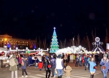 И световые фигуры, и Iphone X от губернатора Савченко: как в Николаеве Главную елку открывали