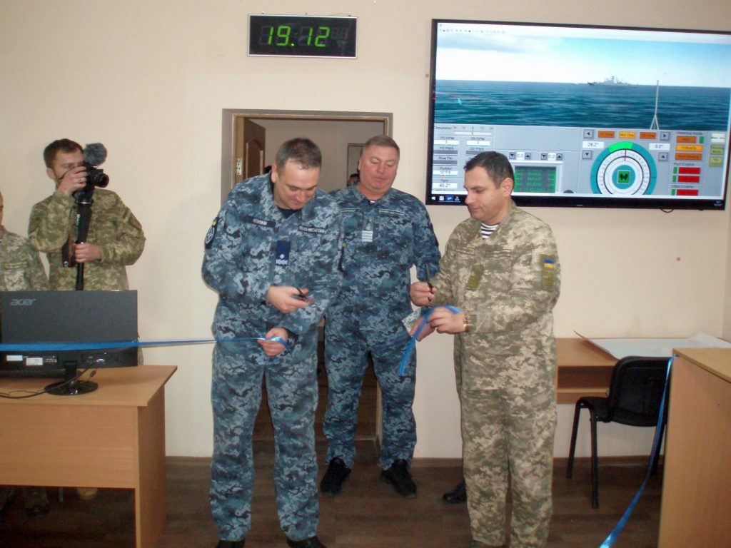 В 198-м Учебном центре ВМС в Николаеве открыли навигационный класс с тренажерным комплексом судовождения и класс корабельной энергетической установки 1