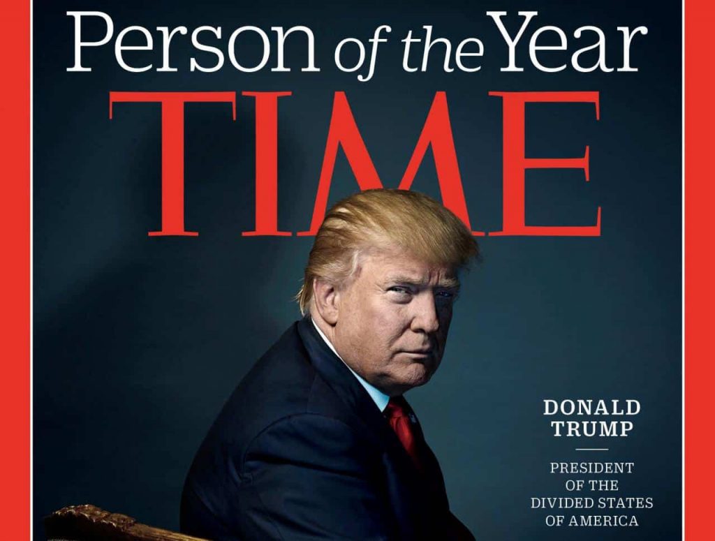 Американский журнал Time опубликовал имена 10 ньюзмейкеров - претендентов на звание «Человек года» 1
