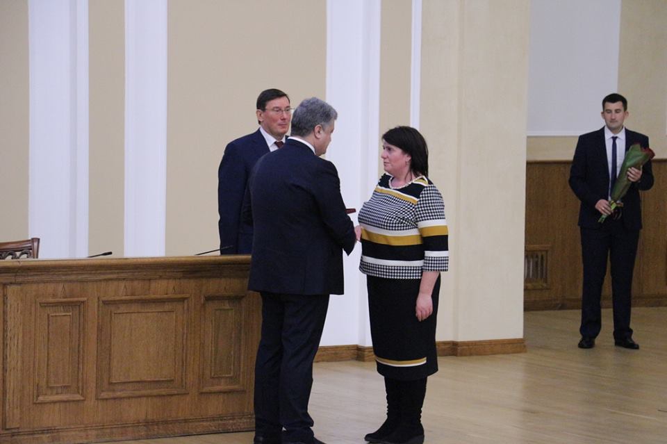 Один из прокуроров Николаевщины получила награду из рук Президента 1