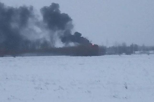 В Василькове вблизи военного аэродрома горит нефтебаза. И вновь - БРСМ-Нафта 1