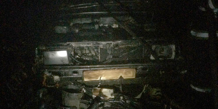 Из-за короткого замыкания в Николаеве горел гараж. А в нем – NISSAN