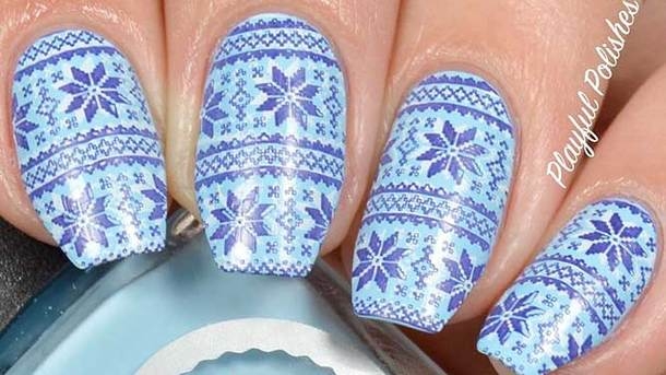 Новогодний и зимний. Варианты модного маникюра