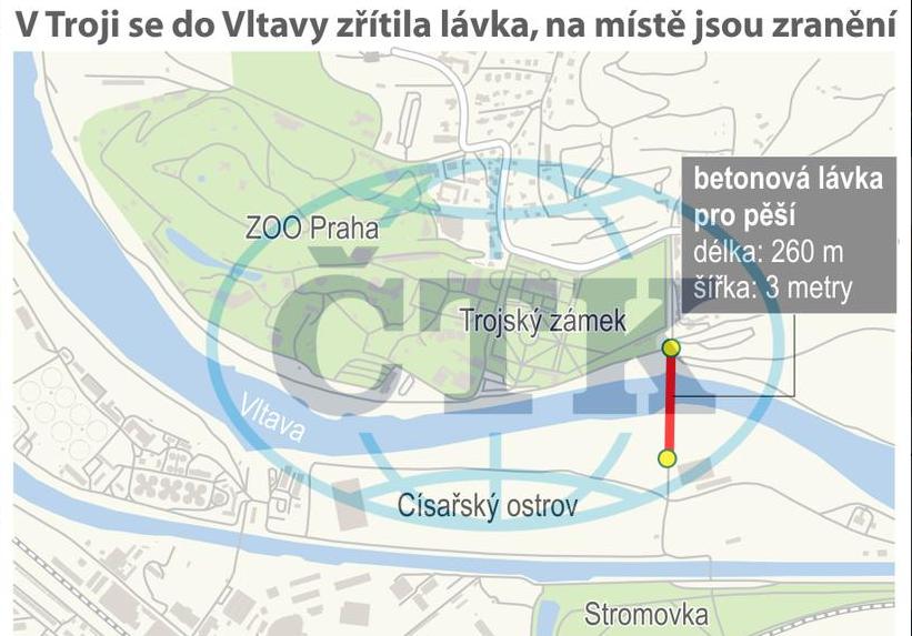 Состояние мостов – не только николаевская проблема: в Праге рухнул мост для пешеходов и велосипедистов 1
