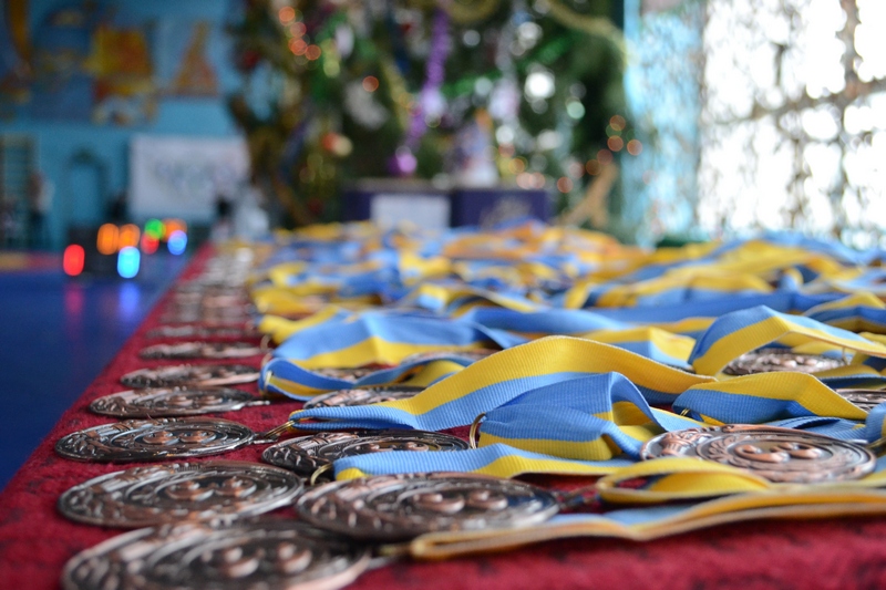 На Всеукраинском турнире «Снежинка» по греко-римской борьбе на николаевском ковре большинство побед одержали хозяева 17