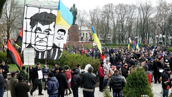 В Киеве начался Марш за импичмент. Трансляция