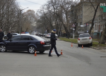 Очередное ДТП в центре Николаева – движение по ул. Спасской затруднено