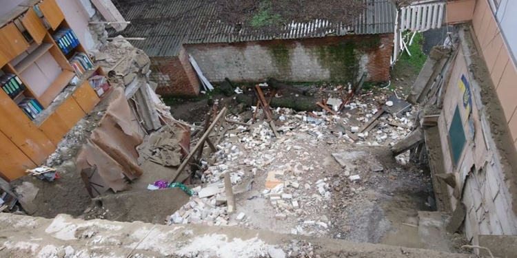 В Новом Буге проводят консервацию рухнувшей школы и ждут финансовой помощи от областного бюджета