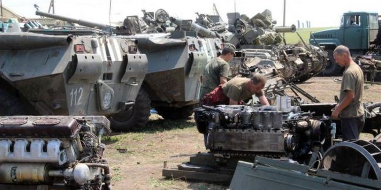 В этом году Николаевский ремонтно-восстановительный полк вернул в строй около 600 единиц военной техники, поврежденной на Донбассе