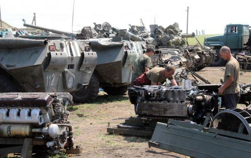 В этом году Николаевский ремонтно-восстановительный полк вернул в строй около 600 единиц военной техники, поврежденной на Донбассе 1