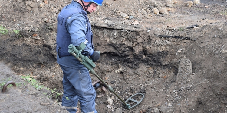 В центре Николаева нашли мину прошлой войны