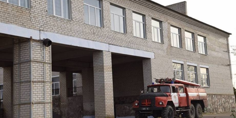 На Николаевщине во время уроков горела сельская школа