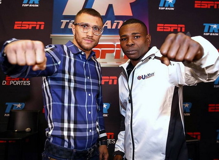 Борьба взглядов перед боем. Ломаченко настроен на победу над кубинцем