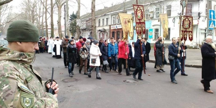 На Николаевщине Рождественские богослужения прошли в 128 храмах, порядок обеспечивали 300 полицеских