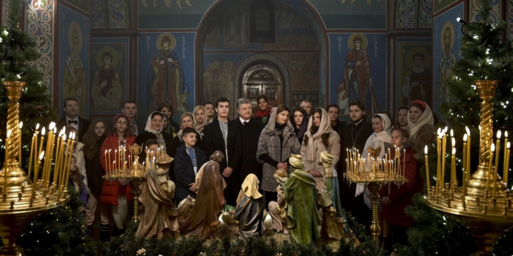 Рождественское поздравление Президента Украины Петра Порошенко