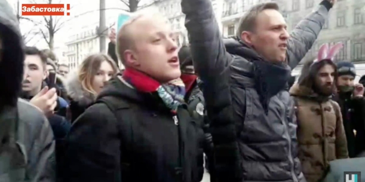 «Забастовка избирателей» в России: задержан Навальный и почти 200 человек