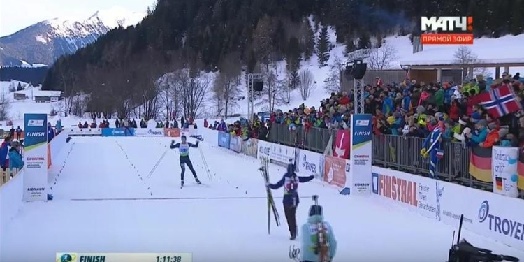 Сборная Украины завоевала вторую золотую медаль на чемпионате Европы по биатлону в итальянском Риднау