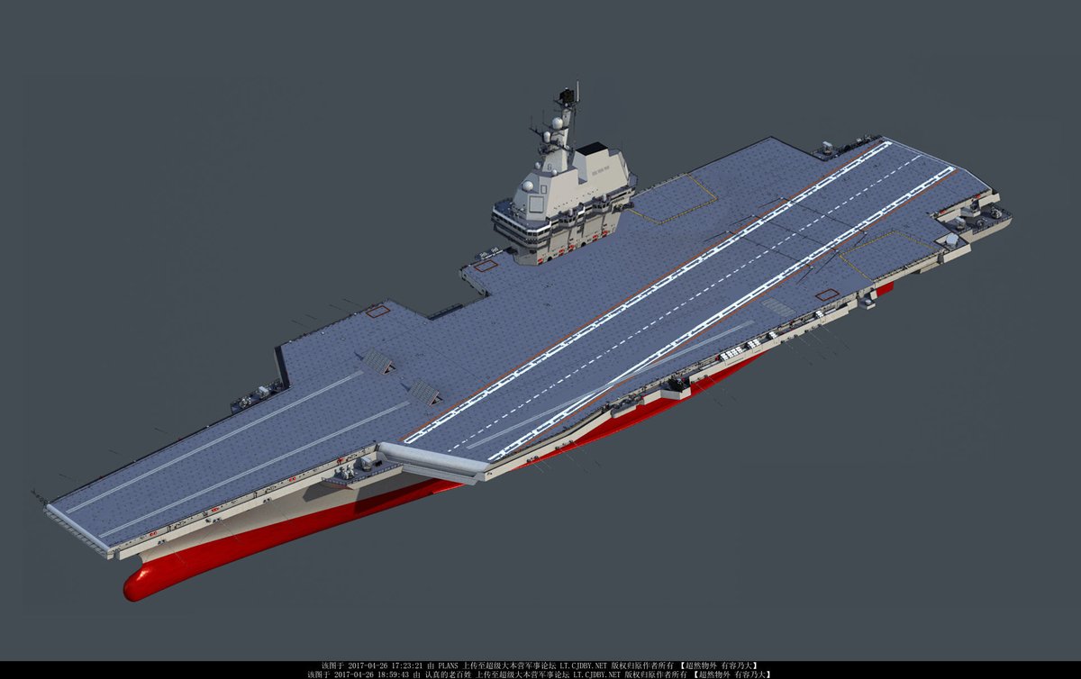 В Китае заложили третий авианосец – с катапультами вместо трамплина