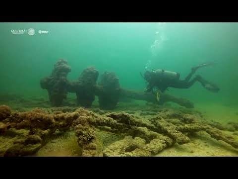 Только пушек 300 тонн. В Мексике археологи обнаружили на дне древний голландский корабль