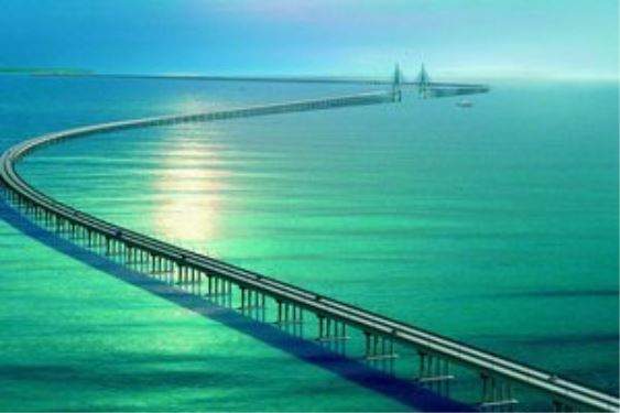 Самый длинный морской мост построили в Китае 1