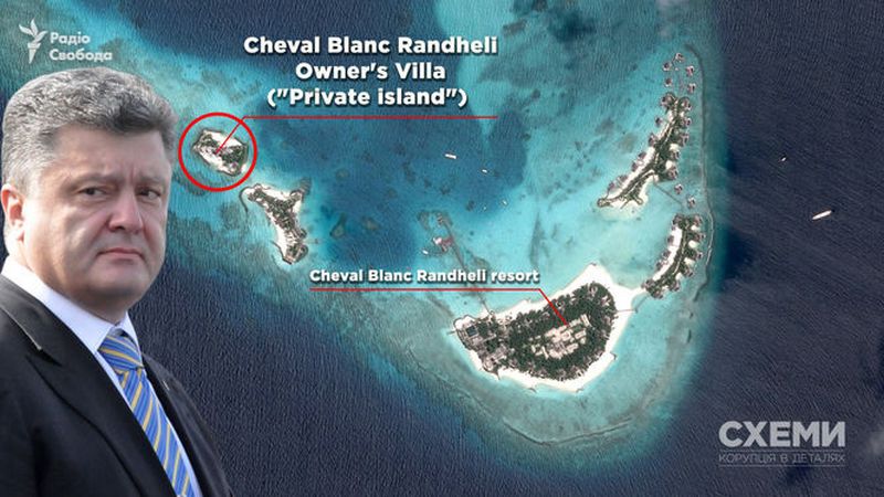 Порошенко отдал $500 тыс за отдых на отдельном острове на Мальдивах – СМИ 5