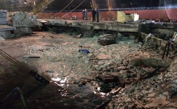 ОБНОВЛЕНО. В одесском порту Южный поврежден причал