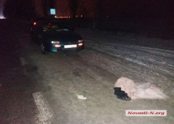 Под Николаевом автомобиль сбил пьяную 13-летнюю школьницу