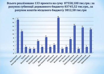 За год на Николаевщине ОТГ реализовали 133 проекта на 87,5 млн.грн.- Савченко