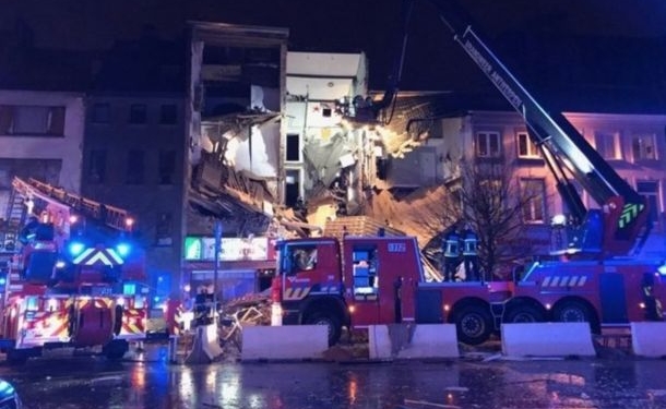 В Бельгии взорвался дом, люди до сих пор под завалами