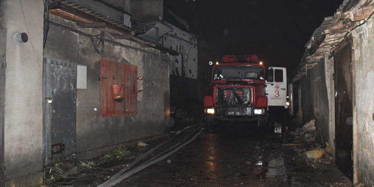 Ночью в Николаеве горел столярный цех