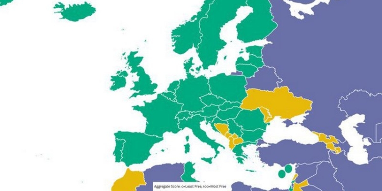 Украина в 2017 году осталась частично свободной страной – Freedom House