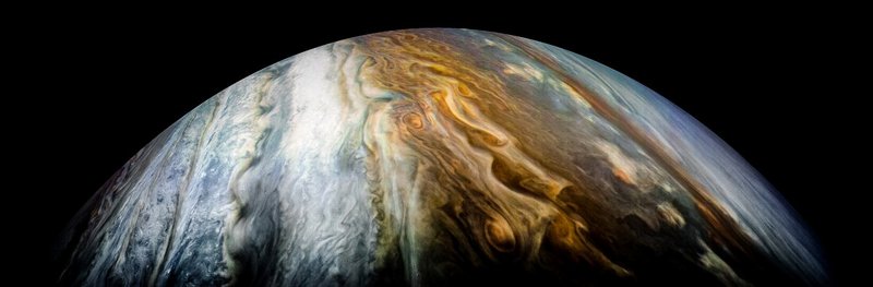 В NASA продемонстрировали новые снимки Юпитера, сделанные аппаратом Juno 3