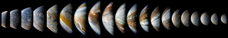 В NASA продемонстрировали новые снимки Юпитера, сделанные аппаратом Juno 13