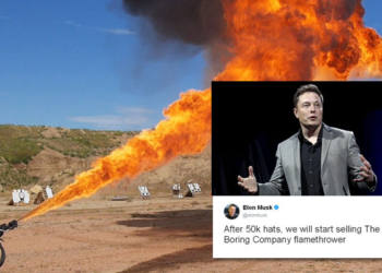 Илон Маск готовит массовые продажи дешевых огнеметов – “на случай зомби-апокалипсиса”