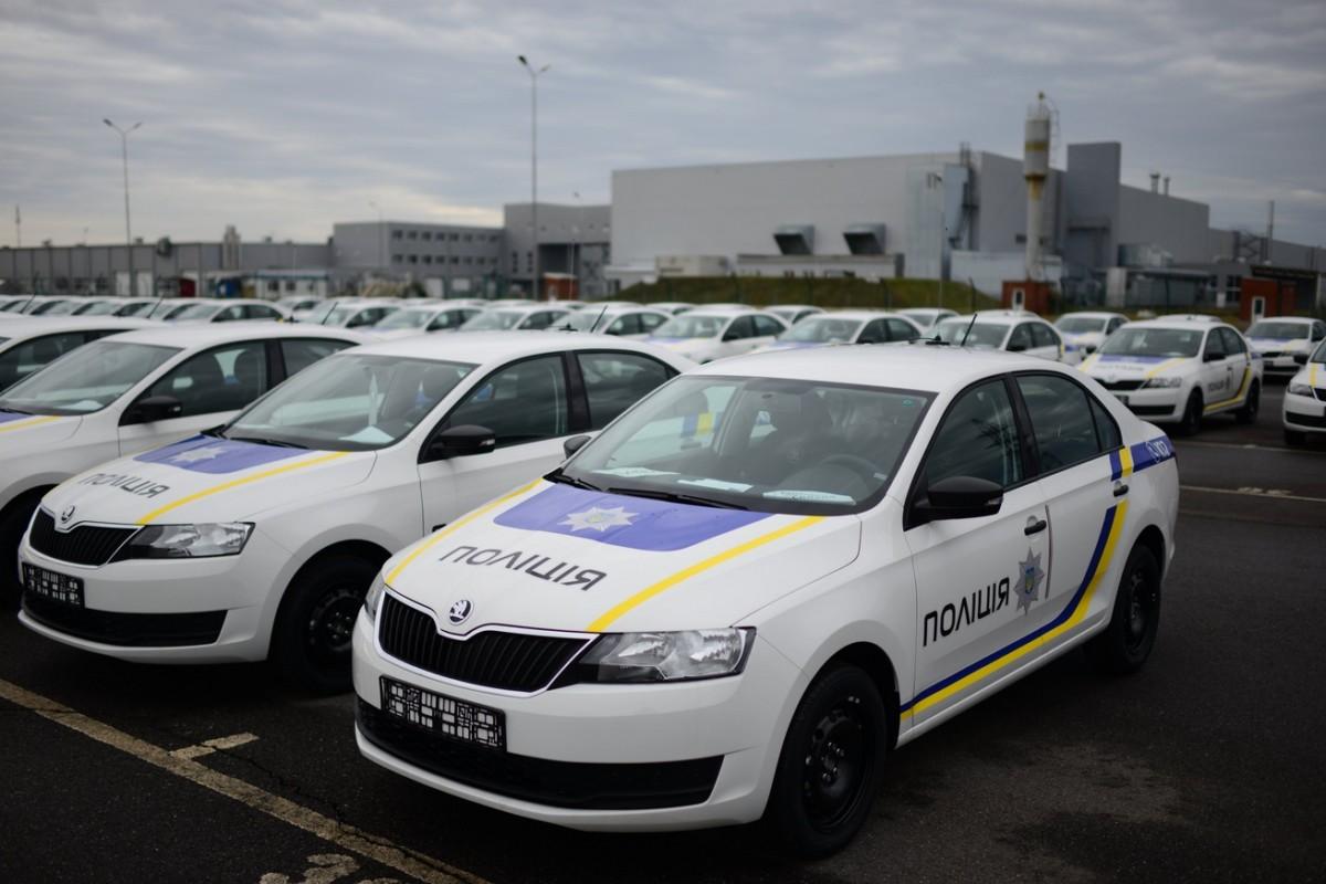 Нацполиция села на Skoda Rapid отечественной сборки – всего получили 400 новых авто