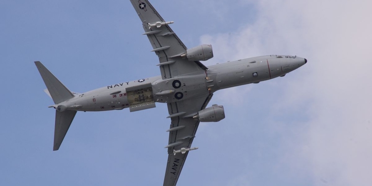Морской разведчик США пролетел над Крымом и Донбассом