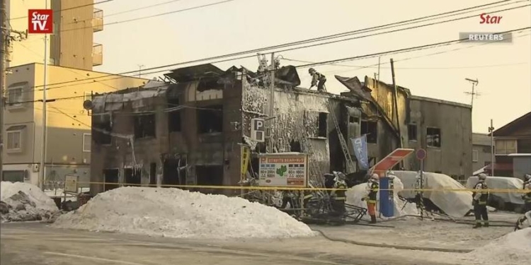 Пожар в японском доме престарелых унес жизни 11 человек