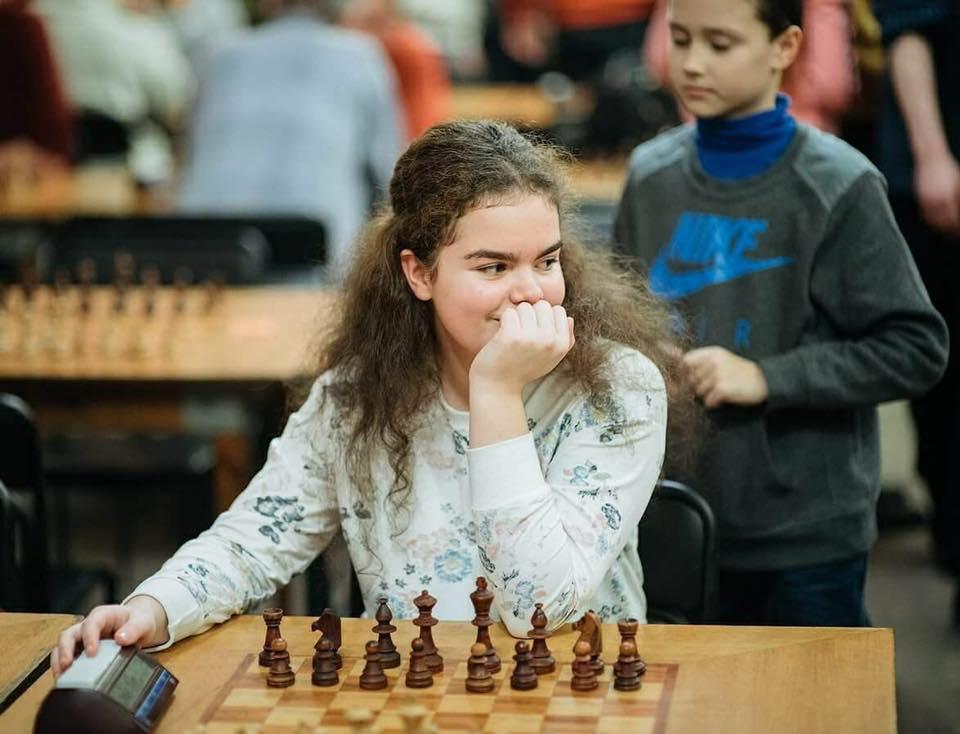 Николаевская шахматистка стала чемпионкой Украины среди девушек до 14 лет 1