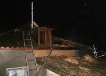 Хозяин частного дома в Арбузинке был неосторожен и поджег крышу