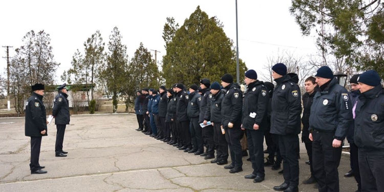Николаевские полицейские ушли на сборы