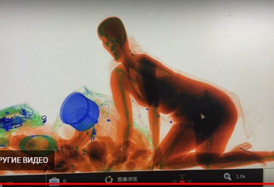 Китаянка залезла в рентгеновский сканер на вокзале, чтоб не разлучаться со своими чемоданами