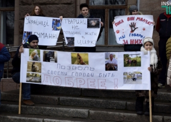 «За цирк без тварин»: в Николаеве зоозащитники присоединились к всеукраинской акции
