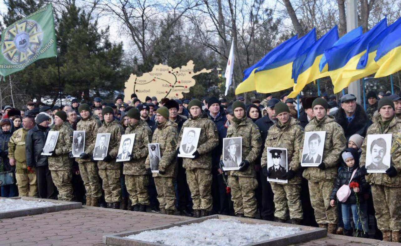 В Николаеве почтили память жителей области, погибших в Афганистане и других локальных военных конфликтах