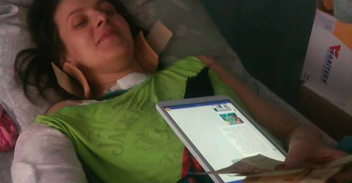 Жителей Николаевщины просят оказать помощь Елене Арваниной, получившей тяжелые травмы в ДТП